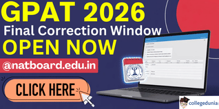 GPAT 2026 Final Correction Window Open @natboard.edu.in; Edit Details by February 19
